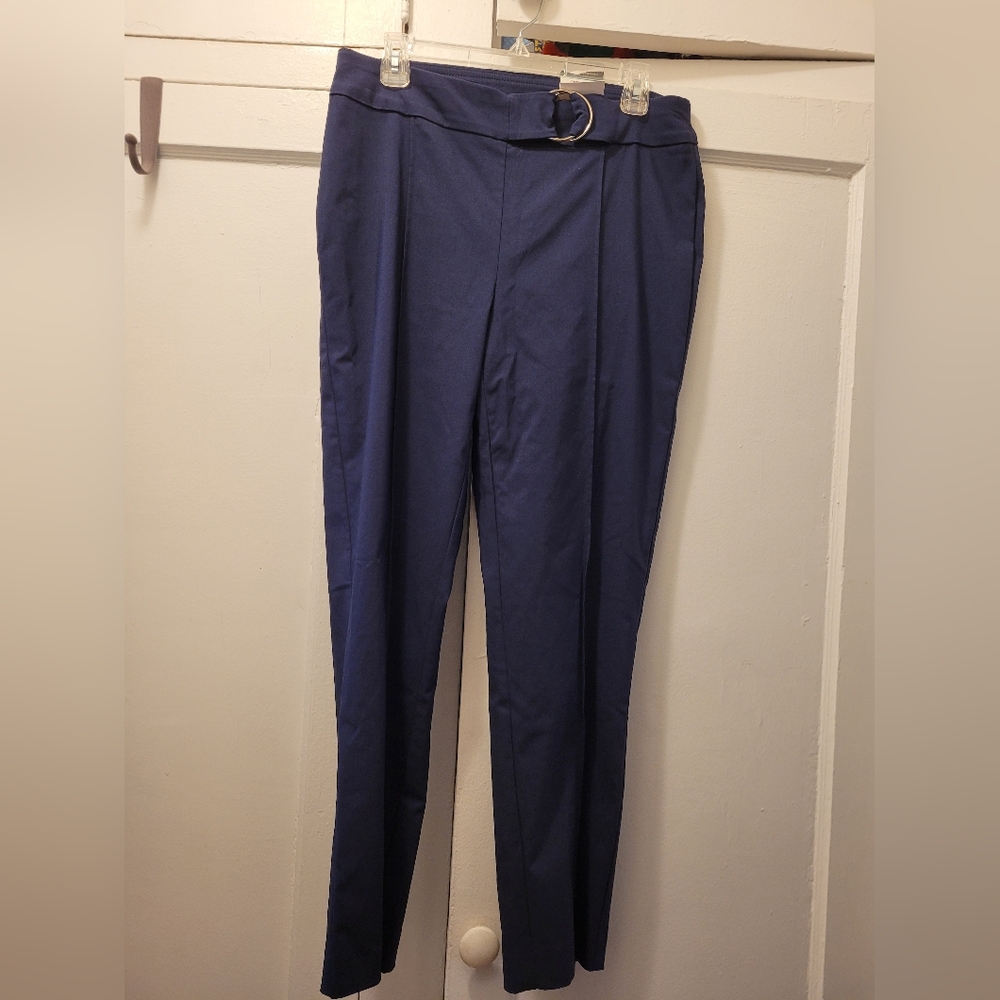 NWT, Navy ankle pants, J M Collections